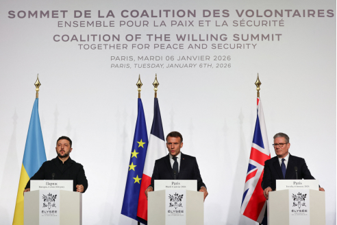 Ukraine, France, UK sign declaration of intent on multinational forces deployment