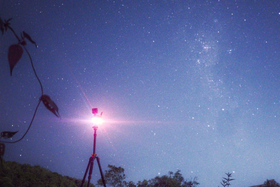 An Exoplanet Atmosphere Leaves a Pattern in Light